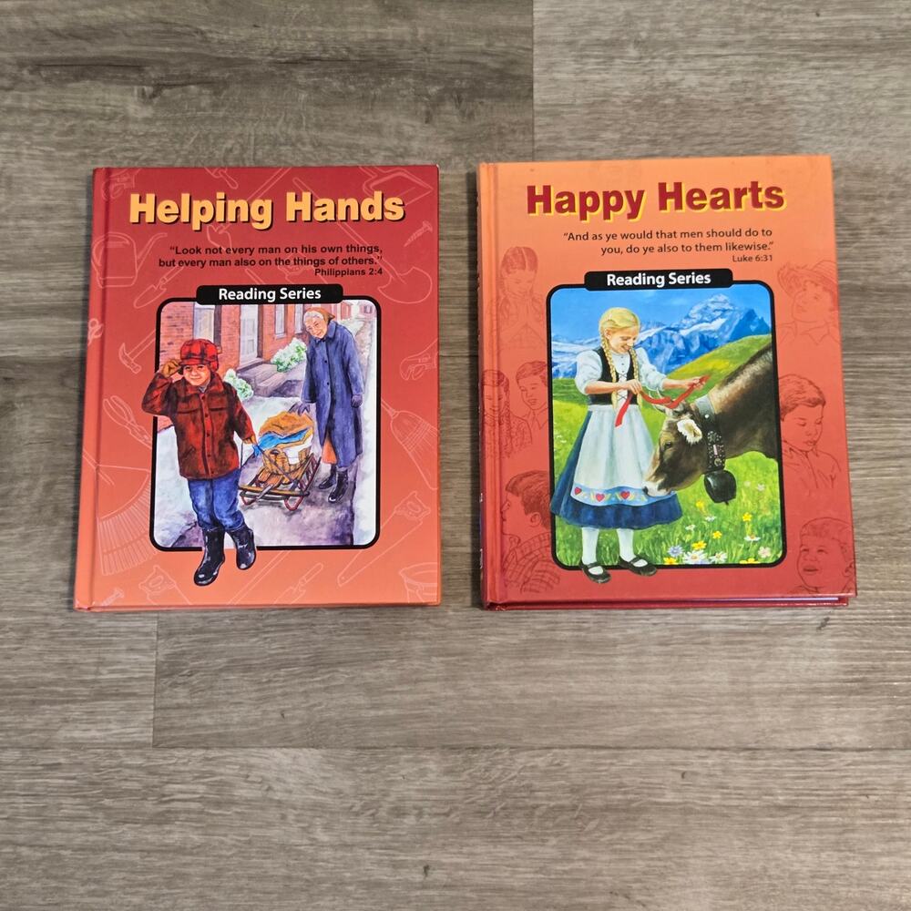 Christian Light Level 2 Happy Hearts Helping Hands Reading Curriculum Bundle